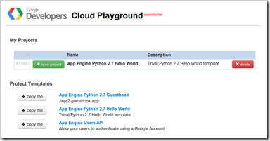 google-cloud-playground