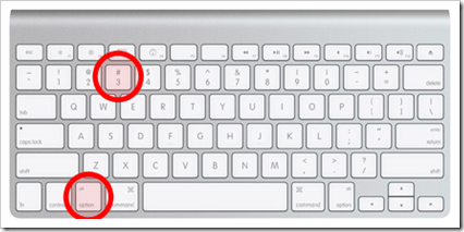 hashtag na tastaturi