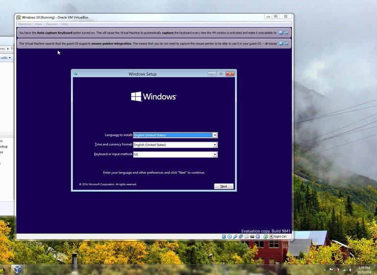 virtualbox instalacija windows10